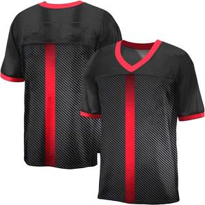 Camiseta de Fútbol Americano Personalizada de Alta Calidad, Transpirable, de Manga Corta, Uniforme de Juego de Malla, Talla XL Plus, Espalda Sublimada Personalizada para Adultos - Product Image 2