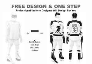 Nuevo diseño Popular Jersey de hockey sobre hielo Venta caliente Jersey de hockey sobre hielo Color sólido Jersey de hockey sobre hielo 2025 - Product Image 2