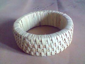 2021 Trendy High Quality Adjustable Bamboo Weave Cuff Fashionable Jewelry Bangles for <b>Girls</b> & Women - Product Image 5