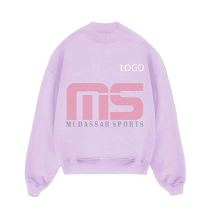 Sudadera Clásica Básica de Forro Polar 100% Algodón para Hombre, Térmica, Manga Larga, Antipilling, Cálida, Casual, con Bordado 3D, ODM - Product Image 4