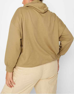 Sweat à capuche surdimensionné pour femmes pour femmes nouveau style couleur unie grande taille sweats à capuche et sweat-shirts pour femmes - Product Image 2