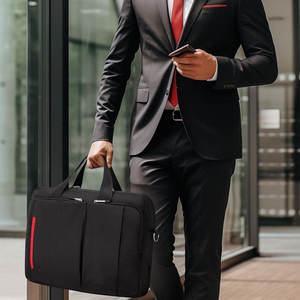 Sac pour ordinateur portable de haute qualité à logo personnalisé, logo personnalisé imprimé, sangle solide, sacs pour ordinateur portable à logo personnalisé - Product Image 4