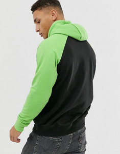 Uso al aire libre Ropa de moda Hombres Sudaderas con capucha Ropa casual Uso de invierno Sudaderas con capucha Calidad Premium Sudadera con capucha de dos colores en contraste para hombres - Product Image 2