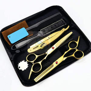 Kit de Tijeras de Peluquería ColorEdge Premium     Juego de Corte de Pelo y Afeitado Profesional Ultra Afilado ProSharp - Product Image 2