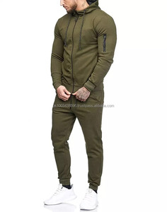 Conjunto de Jogger personalizado para hombre, chándal empalmado, pantalones de dos piezas, chándales deportivos informales - Product Image 5