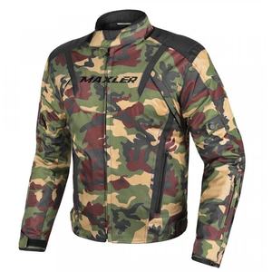 Chaqueta de moto textil corta ligera con tiras reflectantes Equipo protector de turismo callejero de verano para montar equipo blindado - Product Image 2