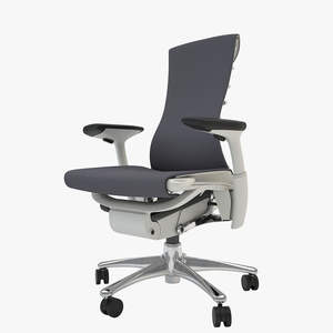 เก้าอี้สำนักงาน/เกมมิ่ง Herman Miller Embody Ergonomic โครงอะลูมิเนียม ที่วางแขนหนัง รองรับสรีระหลังส่วนล่าง พร้อมที่วางแขนปรับได้ - Product Image 4