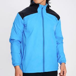 Chaqueta Deportiva para Hombre, Cortavientos de Doble Capa con Bloques de Color Personalizados - Product Image 3