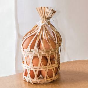 Bamboo <b>Egg</b> Pack Box and Basket Natural Eco-friendly <b>Storage</b> Baskets for Chicken <b>Eggs</b> Packing Wholesale From Vietnam - Product Image 2