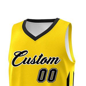 Camiseta de Baloncesto para Hombre, Precio al por Mayor, Buena Calidad, Venta Directa de Fábrica, Camiseta de Baloncesto con Estampado por Sublimación - Product Image 4