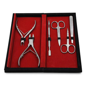 Ensemble de 6 lames incurvées de qualité supérieure ensemble de manucure et de pédicure pour le soin des ongles des doigts acier inoxydable japonais fini mat 2026 - Product Image 2