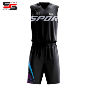 Uniformes de basket-ball professionnels Uniformes de basket-ball personnalisés par sublimation complète pour uniformes de basket-ball en gros - Product Image 4