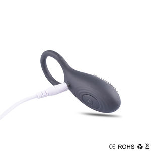 Anneau de pénis électrique à télécommande de haute qualité, ensemble d'anneaux vibrants en silicone pour couples, stimulation, partage, Guangdong - Product Image 3