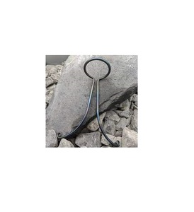 Metal Drinking Horn Holder Stand Stylish Handmade Metal Drinking Horn <b>Cool</b> Stand Holder Rack - Product Image 4