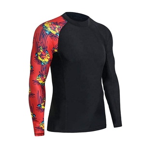 Rashguard MMA sur mesure UPF50 respirant à manches longues en Spandex/Nylon de haute qualité - Product Image 2