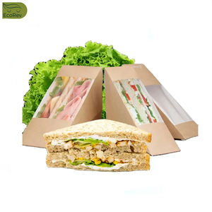 Environment Friendly High Quality Sandwich Kraft Paper Boxes With <b>Window</b> At Best Price - Product Image 3