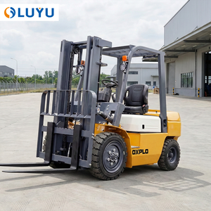 LUYU High Quality 3 <strong>Tonne</strong> New Diesel <strong>Forklift</strong> 3000kg Load Container Mast Fork Lift Truck Material Handling Machinery for Sale - Product Image 1