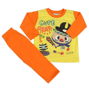 Traje de 2 Piezas de Manga Larga para Niños - Naranja - Product Image 5