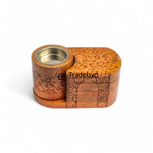 Premium Handmade Wooden Arabic Incense Burner with Anti-Odour Feature for Prolonged Bakhoor Fragrance Home Elegance by Tradebyd - Product Image 3