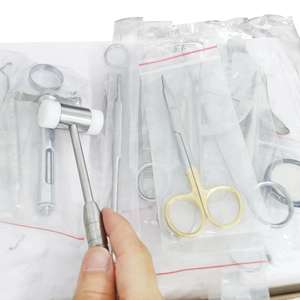 Medicab Instruments Kit de implantes dentales de 26 piezas Instrumentos de cirugía oral reutilizables Recubrimiento de silicio negro Material de acero Mol - Product Image 5