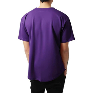 Maillot de baseball personnalisé respirant 100% polyester avec votre logo imprimé, nom de l'équipe, numéro, blanc, rayures noires, personnalisé ODM - Product Image 5