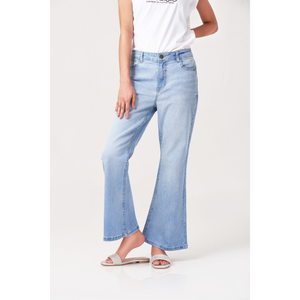 Blue Boot Leg Jeans pour femmes - Product Image 1