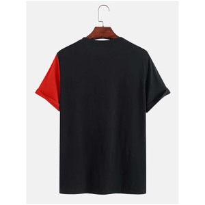 T-shirt Homme Grande Taille Col Rond Hip-Hop Ample 100% Coton Respirant – Vente Chaude en Gros Direct Usine - Product Image 2