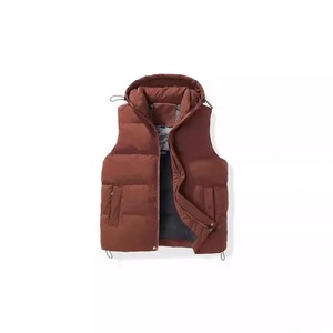 Chaleco de algodón cálido de talla grande con capucha de alta calidad para hombres y mujeres, chaqueta sin mangas gruesa de moda informal a través de las fronteras - Product Image 3