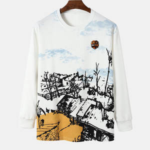 Sudadera para Hombre 100% Algodón con Estampado Personalizado, Corte Regular, Estilo Casual de Invierno, Ecológica, Ropa Urbana - Product Image 1