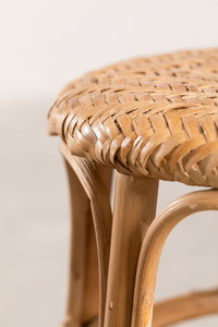 Taburete de ratán Natural de estilo bohemio para interiores y exteriores, mueble de sala de estar, tejido, alto, venta al por mayor - Product Image 4