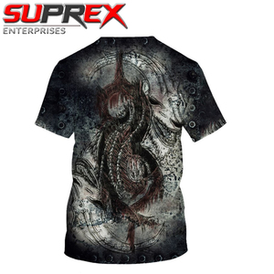 T-shirt en coton personnalisé pour homme, imprimé avec un logo sur le devant, manches courtes, style décontracté, streetwear, entièrement personnalisé, qualité supérieure - Product Image 2