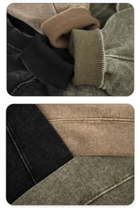 Sudadera de Cuello Redondo con Diseño Nuevo de Invierno 2026 para Hombre, Diseño con Bolsillo Lateral, Lavado Ácido de Alta Calidad, Ropa Deportiva Informal para Hombre - Product Image 6