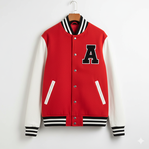 Fabricante de Chaquetas Varsity Impermeables Premium Personalizadas |   Estilo Clásico Letterman |   Suministro al por Mayor OEM |   Ecológico y de Secado Rápido - Product Image 2