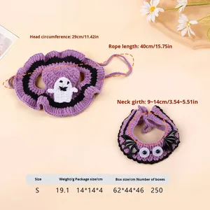 หมวกไหมพรมถักมือ ลายการ์ตูน สำหรับสัตว์เลี้ยงและผู้ใหญ่  แบบ unisex  ผ้าฝ้าย 100%  สวมใส่สบายในฤดูหนาว  ลายตัวการ์ตูนน่ารัก - Product Image 6