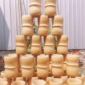 Gobelet en bambou massif naturel pour l'eau et les boissons, vaisselle en bambou artisanale fabriquée au Vietnam - Product Image 5