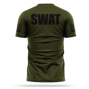 SWAT hommes respirant Performance chemise DTG imprimé hommes en gros Fitness T-shirt vêtements hommes course mince Sport T-shirt - Product Image 2