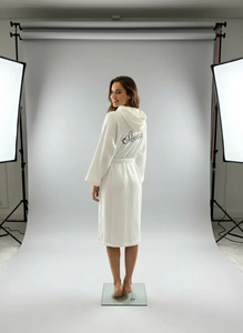 Albornoz de Algodón Turco Tejido de 4 Capas, Ecológico y de Secado Rápido - Product Image 2