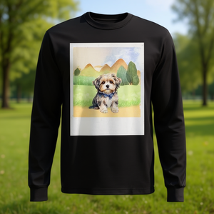 Camiseta de manga larga con diseño de perro Havanese de Aquarelle, el mejor amigo del hombre, regalo para amantes de las mascotas - Product Image 3