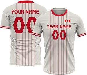 Ensemble de maillots de football personnalisés en tissu respirant de haute qualité pour adultes et enfants - Product Image 4