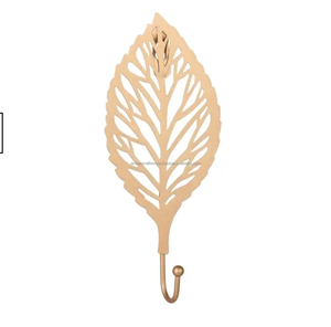 Designer Iron <b>Leaf</b> <b>Wall</b> Accent Hook Living Room <b>Decorative</b> Metal Hook for Hanging Art-Direct From Factory - Product Image 4