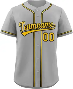 Maglia da baseball personalizzata personalizzata team dot/il tuo nome/numero camicie casual traspiranti da uomo sfumate per adulti/bambini