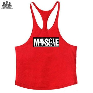 Gym <b>Stringer</b> <b>Vest</b> <b>Men's</b> Tank Tops Weightlifting Fitness Wear Workout <b>Vests</b> High Quality Running Knitted Casual 100% Cotton - Product Image 3