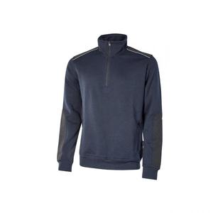 Sweat-shirt à demi-zip bleu profond pour homme U-POWER Sweat à capuche confortable et élégant - Product Image 1