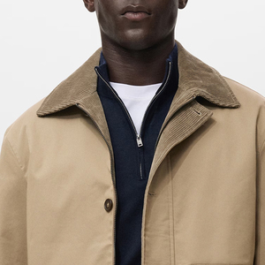 Vestes bomber tendance en tissu respirant, de haute qualité, classiques et élégantes pour hommes, avec logo personnalisé imprimé - Product Image 2