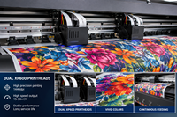 Usine directe 1.9m imprimante à jet d'encre automatique traceur Machine pour tissu Polyester 1 an de garantie solvant