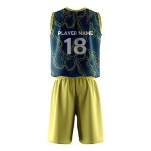 Vente en gros d'uniformes de volley-ball personnalisés de haute qualité à 100%, best-seller, ensembles imprimés de haute qualité à 100% pour l'entraînement - Product Image 2