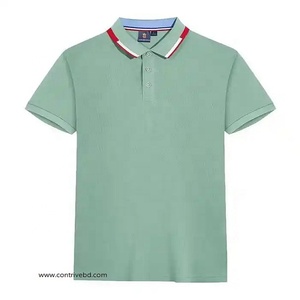 Vente en gros 100% coton Polo de golf décontracté pour hommes T-shirts à manches courtes personnalisés grande taille Logo Design vierge Option Polo - Product Image 3
