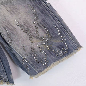 Concevez votre propre logo Short en strass Short en strass respirant à séchage rapide Short en strass le plus vendu - Product Image 6