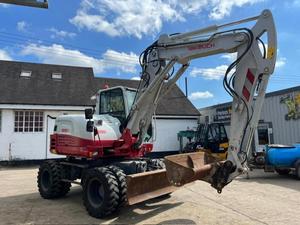 Excavatrice sur pneus Takeuchi TB295W 2018 avec hydraulique Bosch Rexroth, moteur Deutz, haute efficacité - Product Image 5