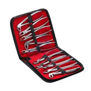 10-Piece Manual Tooth Extracting Forceps Dental <b>Surgical</b> Extraction <b>Instrument</b> Set Dental <b>Surgical</b> <b>Instruments</b> - Product Image 3